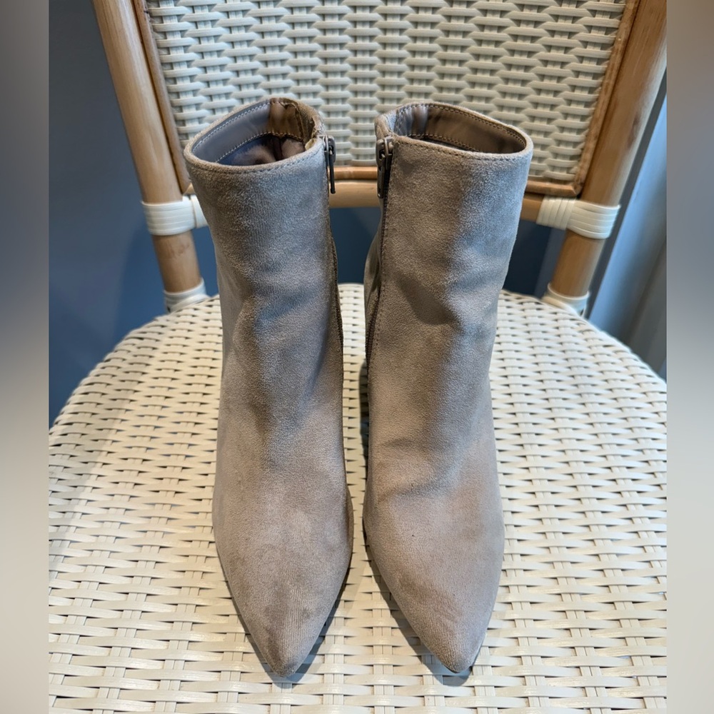 a new day Taupe Ankle Booties